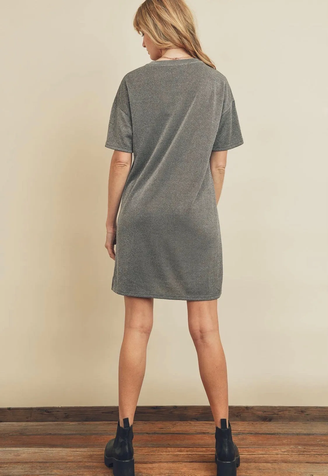 Adela T-shirt Dress - Grey