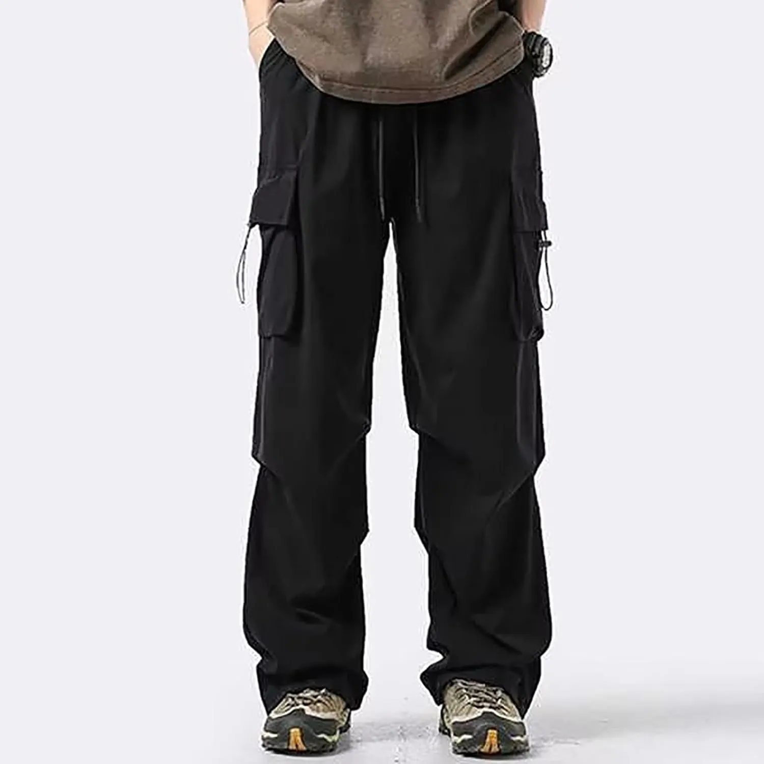 Baggy Pants fot Men Fashion Loose Fit Workout Hiking Cargo Pants Outdoor Active Athletic Hiking Trouser Cargo for Men