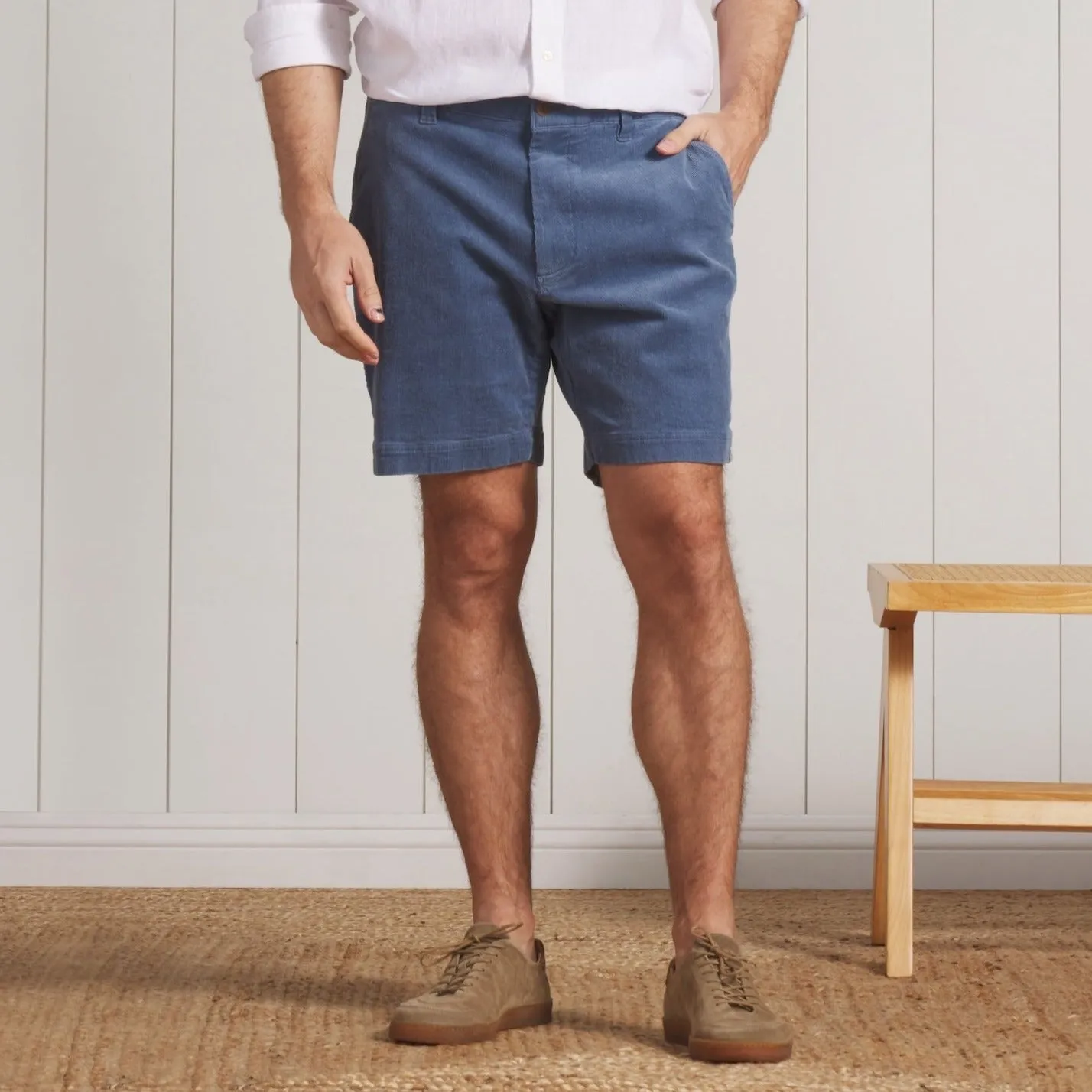 Corduroy Trail Short 8" - Copen Blue