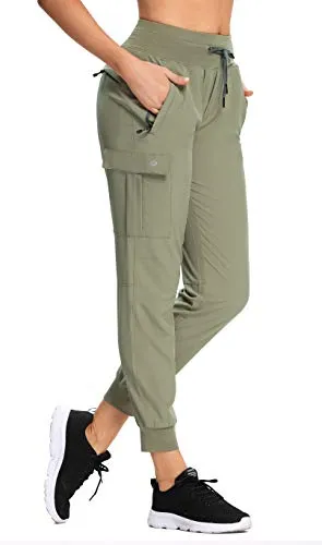 FashionSierra - Cargo Hiking Pants Lightweight Joggers Quick Dry Water