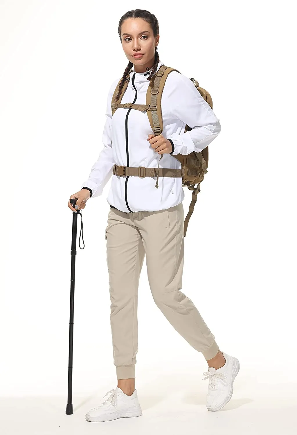 FashionSierra - Cargo Hiking Pants Lightweight Joggers Quick Dry Water