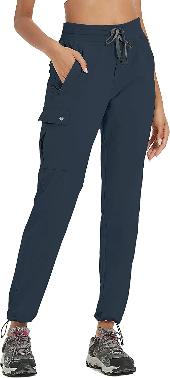 FashionSierra - Cargo Hiking Pants Lightweight Joggers Quick Dry Water
