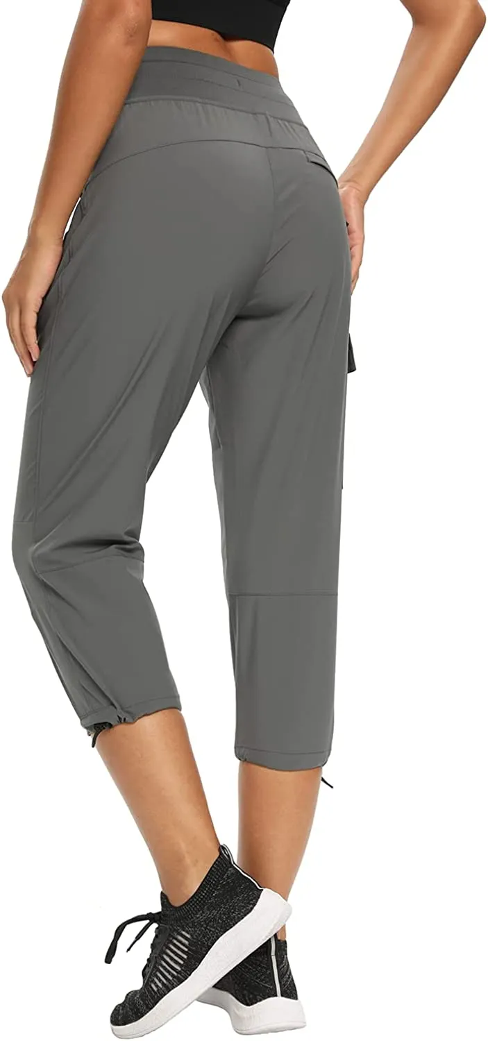FashionSierra - Cargo Hiking Pants Lightweight Joggers Quick Dry Water