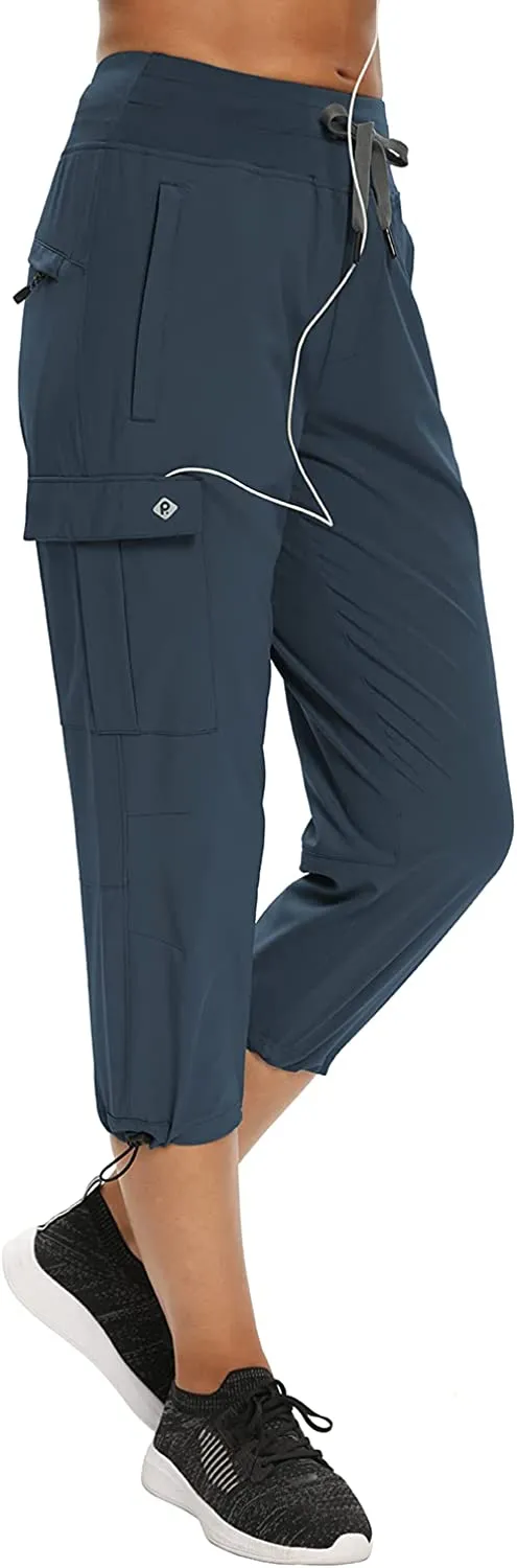 FashionSierra - Cargo Hiking Pants Lightweight Joggers Quick Dry Water