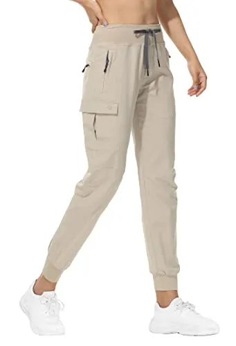 FashionSierra - Cargo Hiking Pants Lightweight Joggers Quick Dry Water