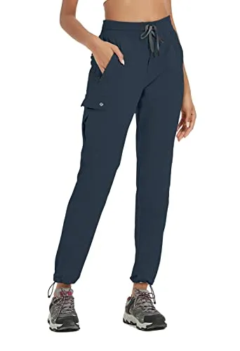 FashionSierra - Cargo Hiking Pants Lightweight Joggers Quick Dry Water
