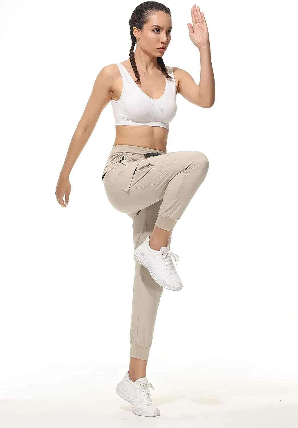 FashionSierra - Cargo Hiking Pants Lightweight Joggers Quick Dry Water