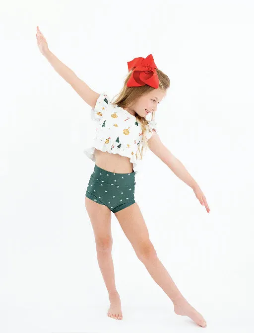 Holiday Floral 3 Piece Dance Set