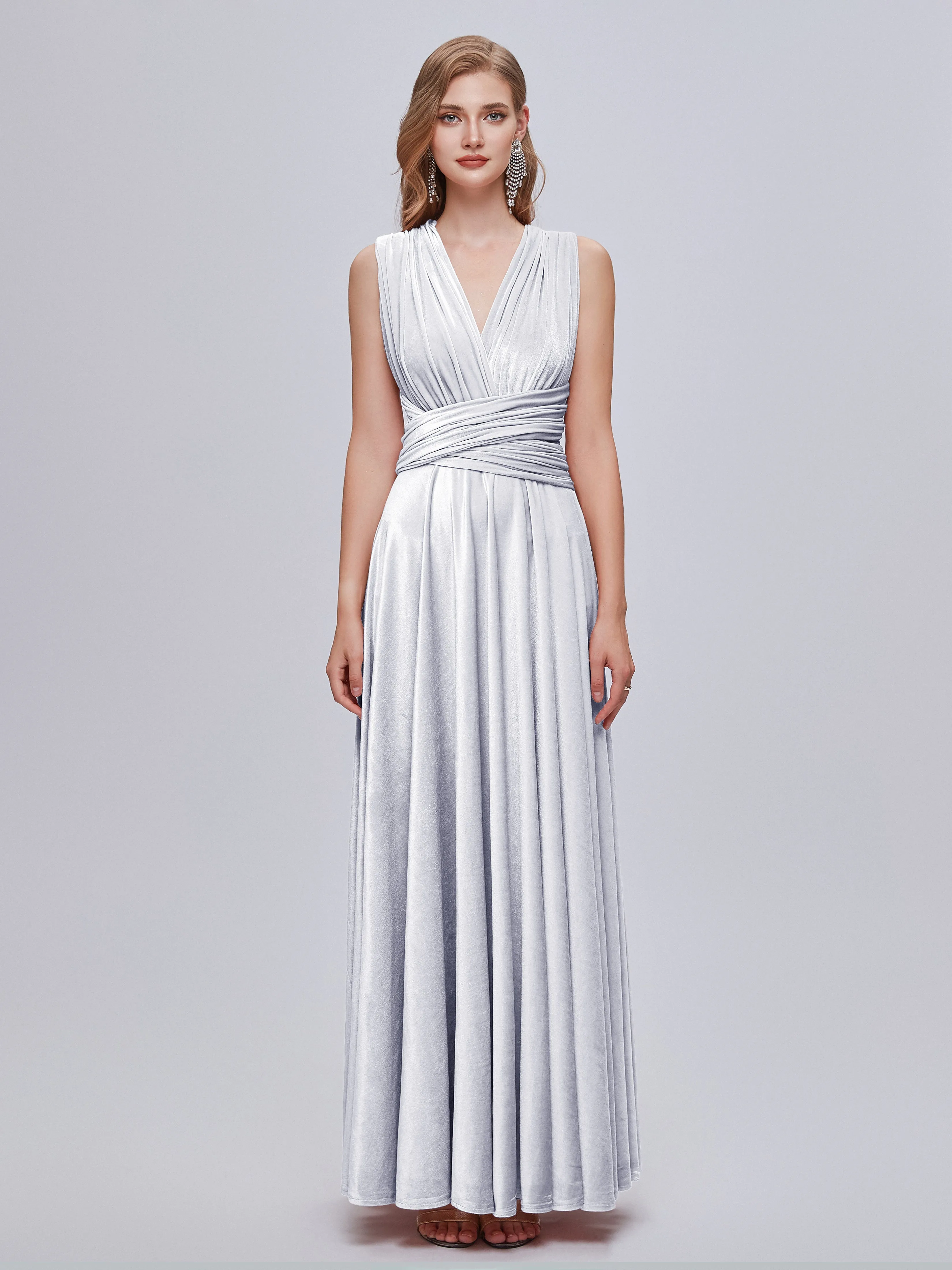 Juliet Gorgeous Convertible Velvet Mother of the Bride Dresses