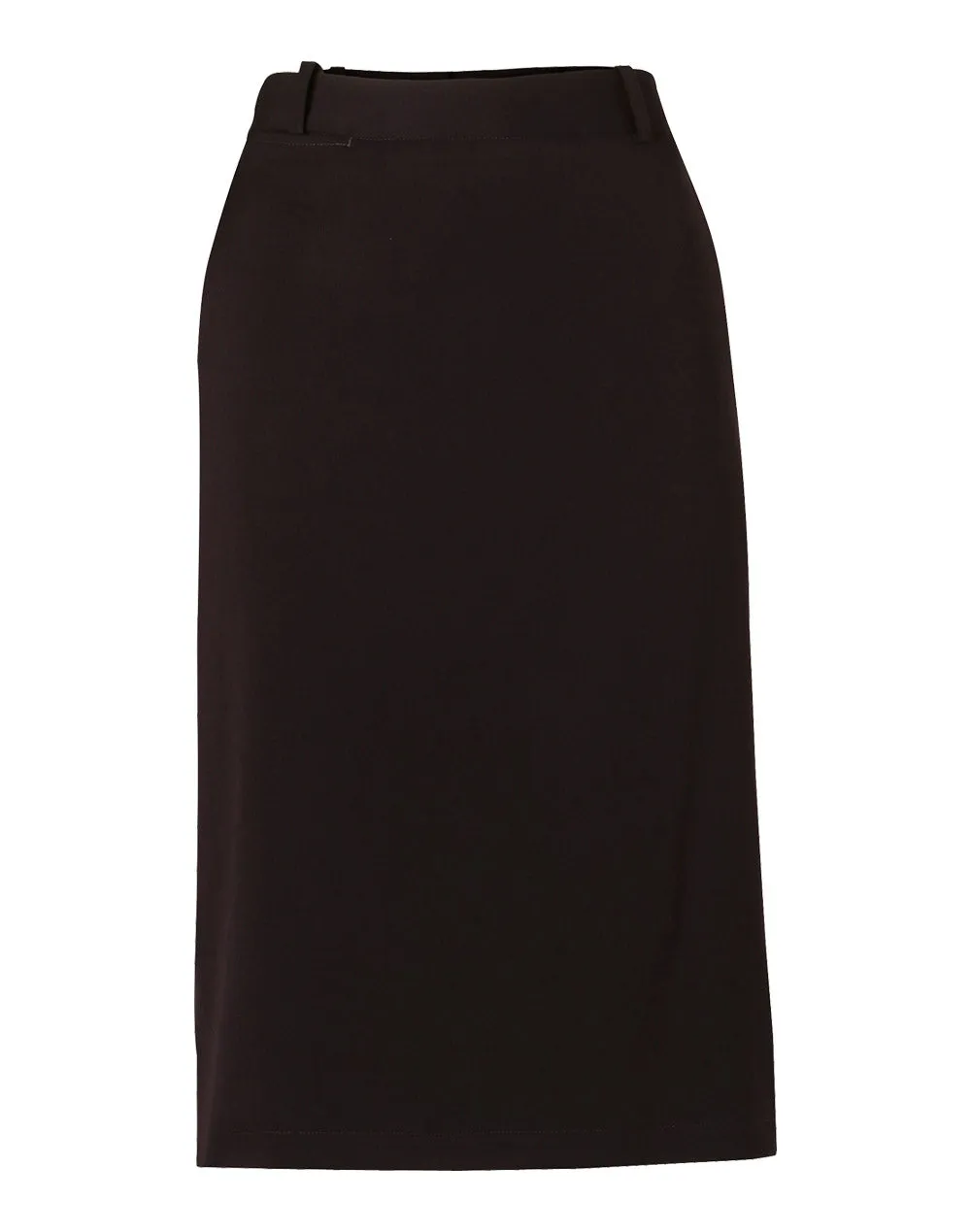 Ladies Poly/Viscose Stretch A-line Utility Lined Skirt- M9478