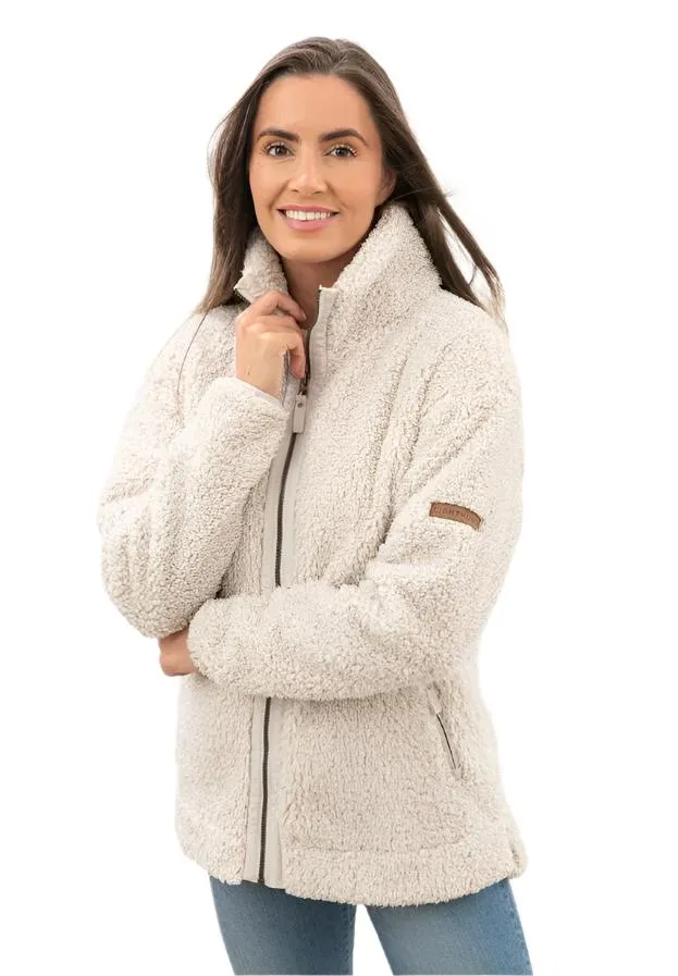 Lighthouse Womens Coast Fleece Jacket Irish Cream Marl