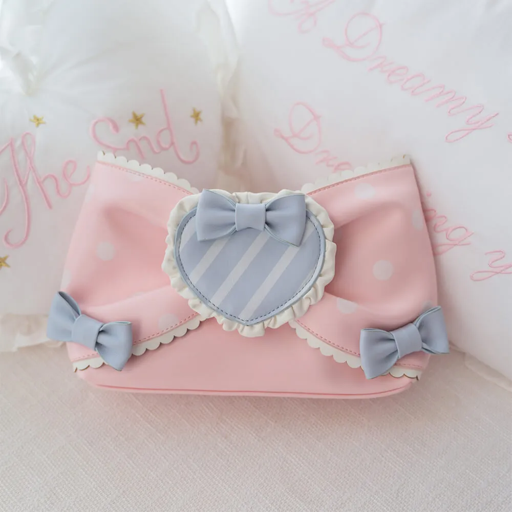 Lolita Sweet Polka Dots Bow Bag