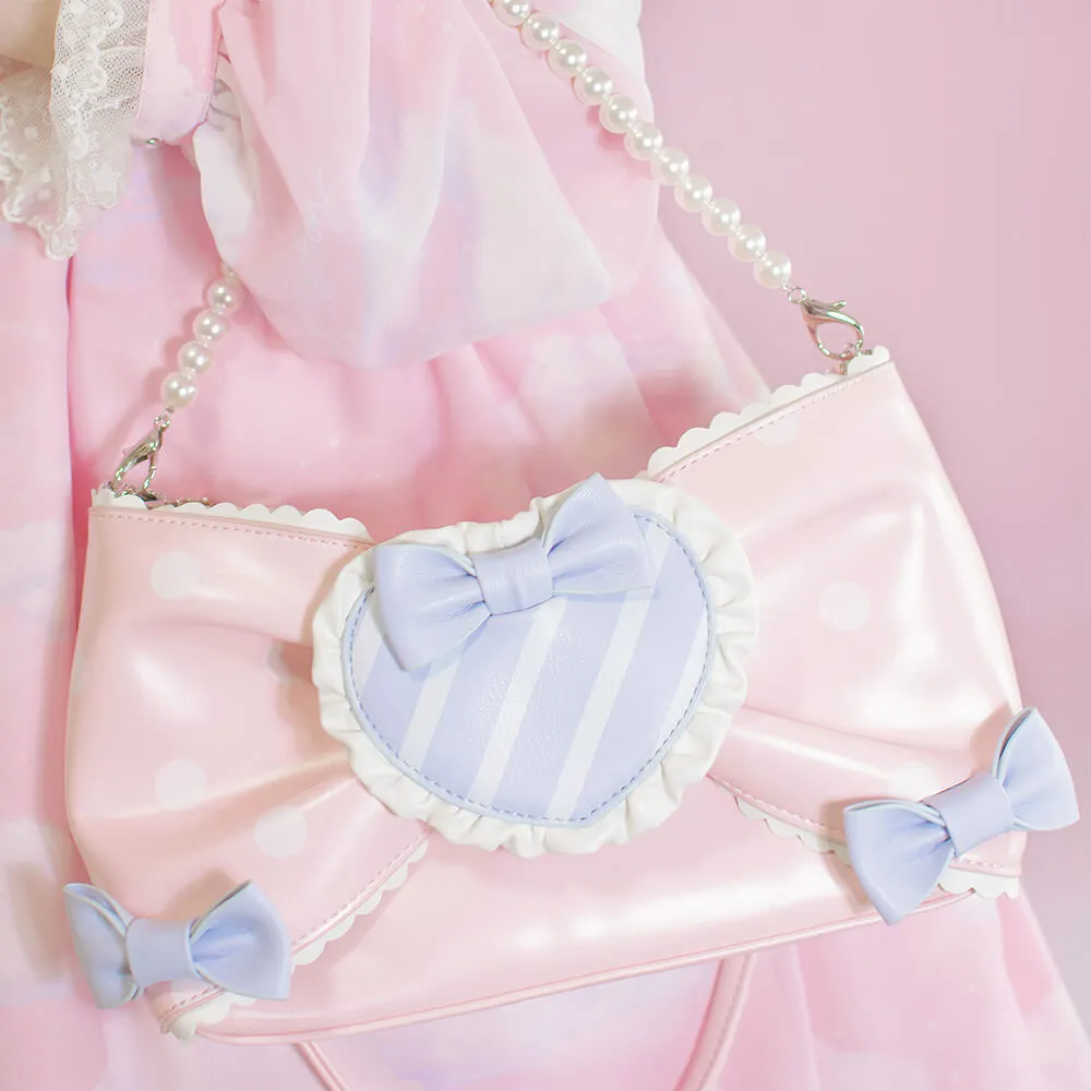 Lolita Sweet Polka Dots Bow Bag
