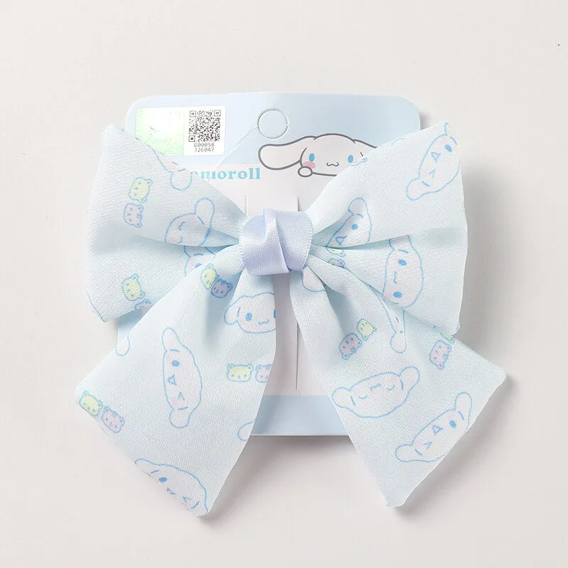 Sanrio Illustration Bow Hair Clip