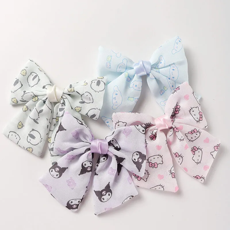 Sanrio Illustration Bow Hair Clip