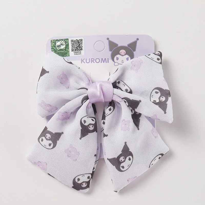 Sanrio Illustration Bow Hair Clip
