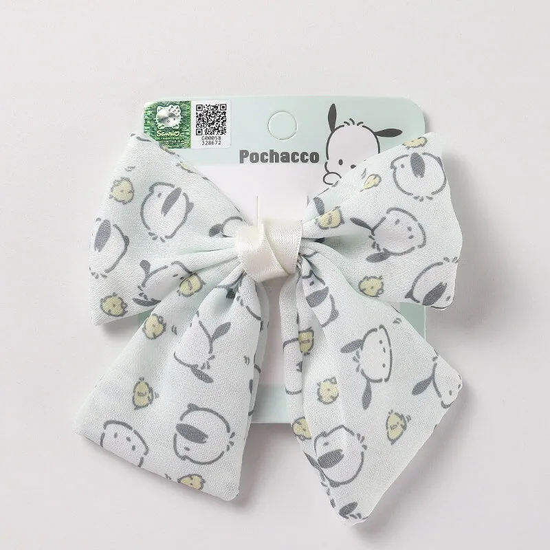Sanrio Illustration Bow Hair Clip