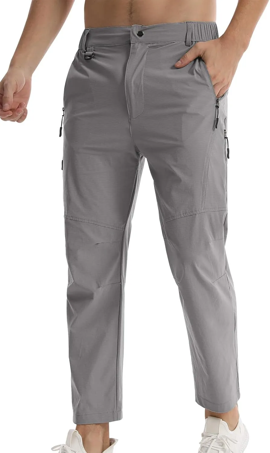 Suwangi Men's Hiking Pants Quick-Dry Outdoor Cargo Pants Lightweight Running Joggers Pants for Men Tactical Pants with Pocket
