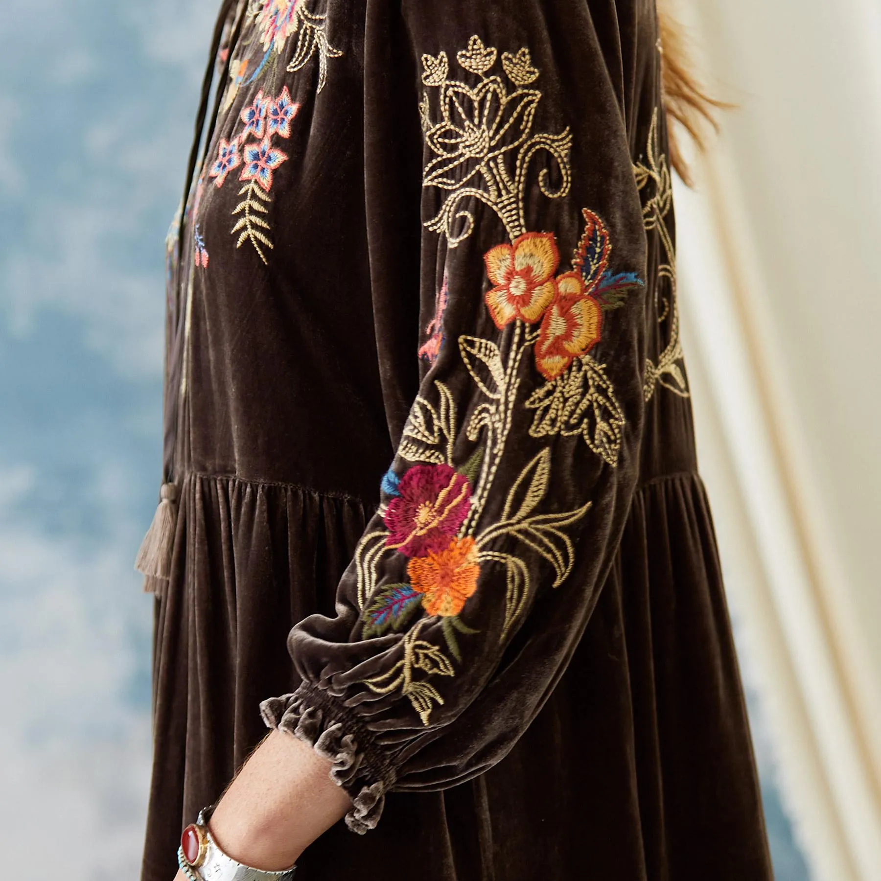 Taline Velvet Dress