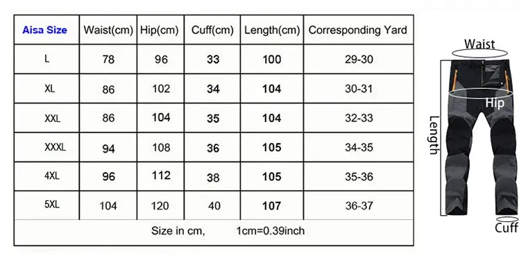 TRVLWEGO Summer Men Pants Hiking Camping Climbing Fishing Outdoor Trekking Tech Quick Dry Waterproof Trousers Mountain Travel